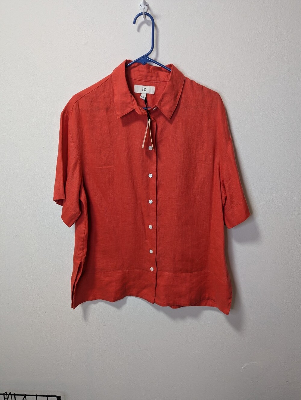 Banana Republic European Linen Flax Shirt Size M